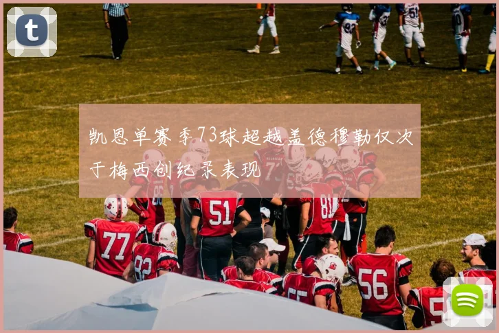 凯恩单赛季73球超越盖德穆勒仅次于梅西创纪录表现